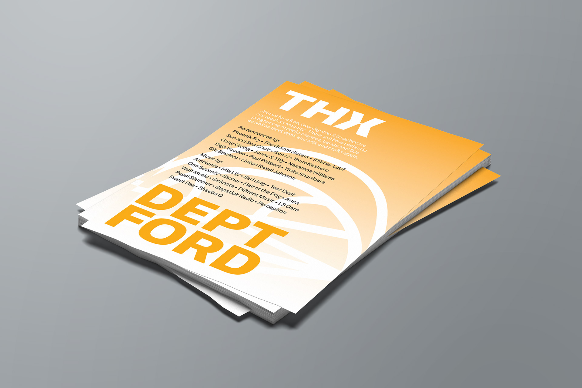 Event flyers