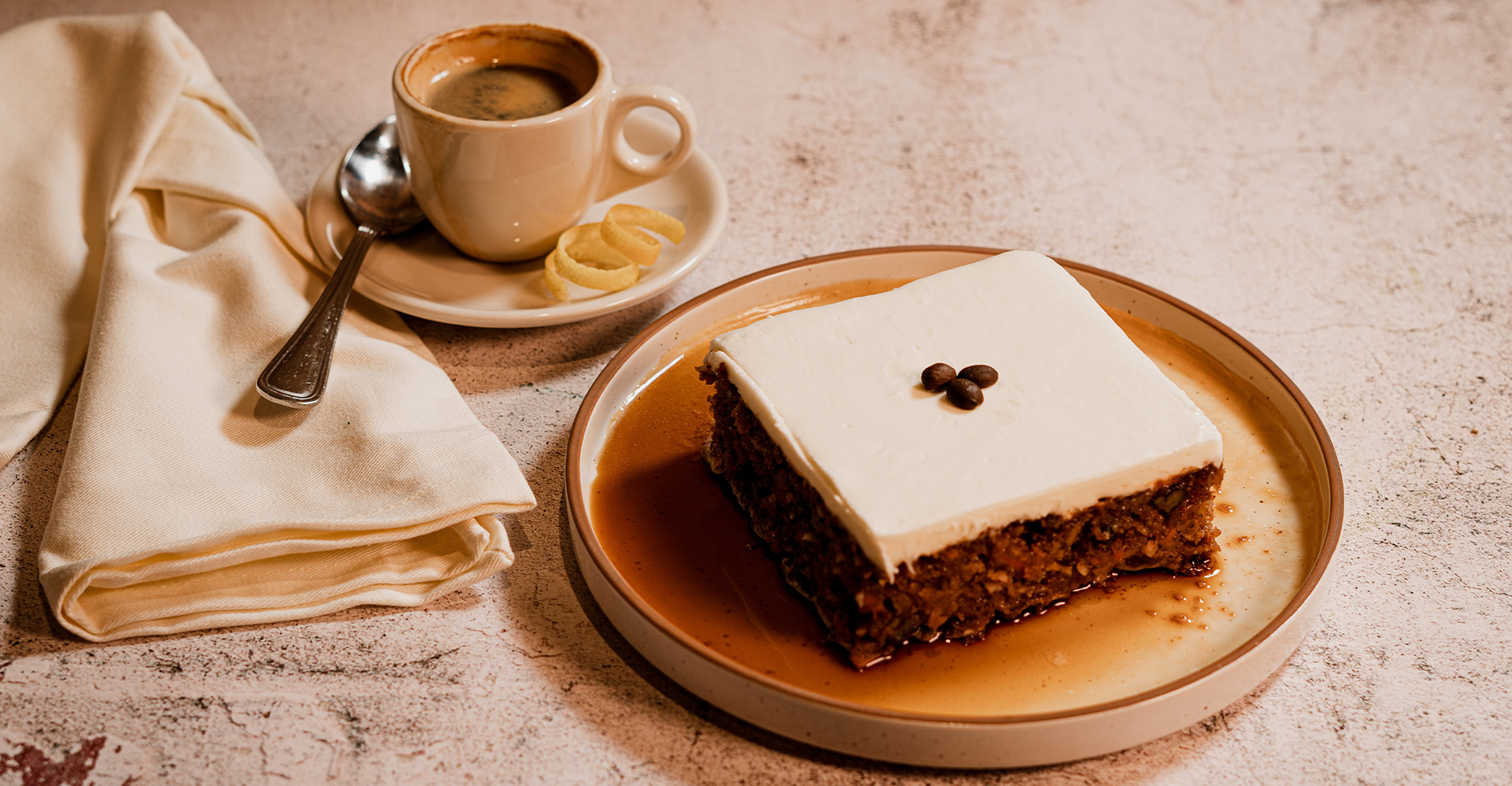 Nonna's Italian Scratch Kitchen - Espresso Carrot Cake