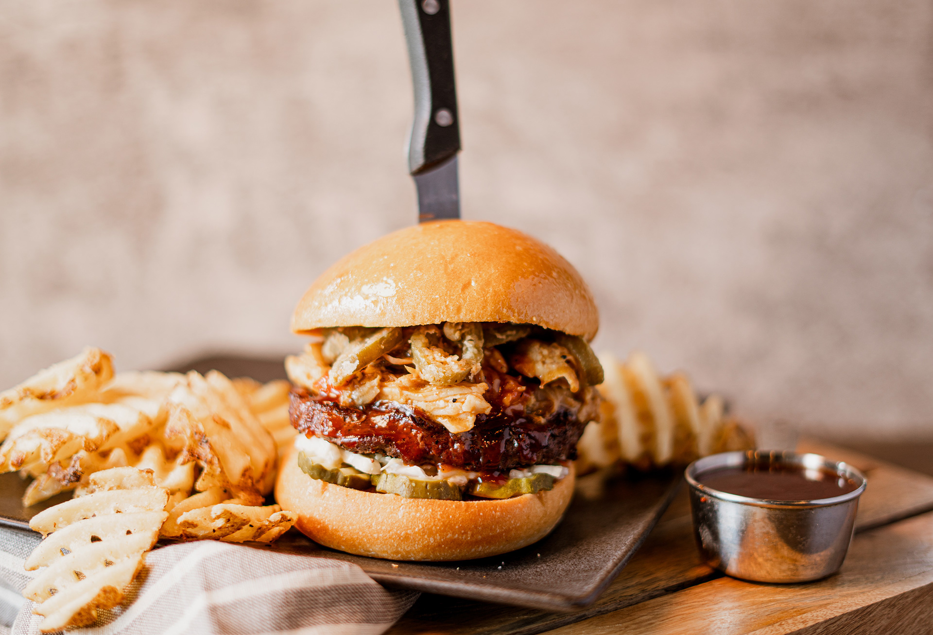 Logan's Roadhouse - Porkivore Sandwich