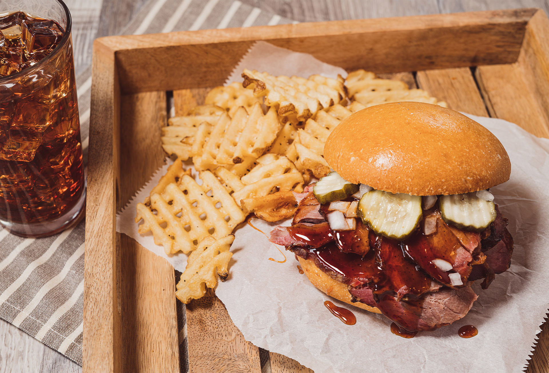 Ember Smoked - Brisket Sandwich