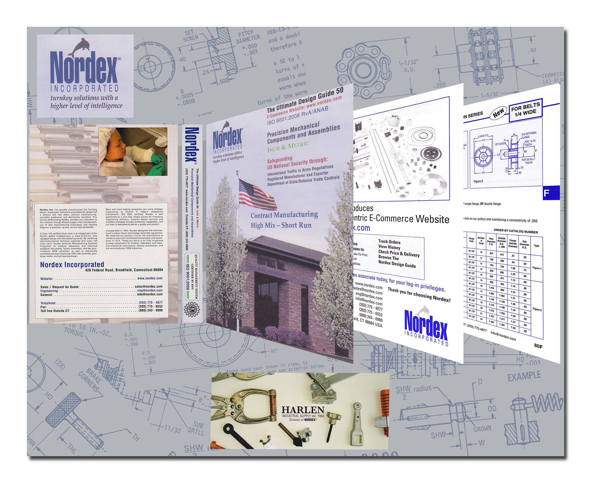 Catalog layout Nordex 2011 Created with Adobe Photoshop, Illustrator and Quark