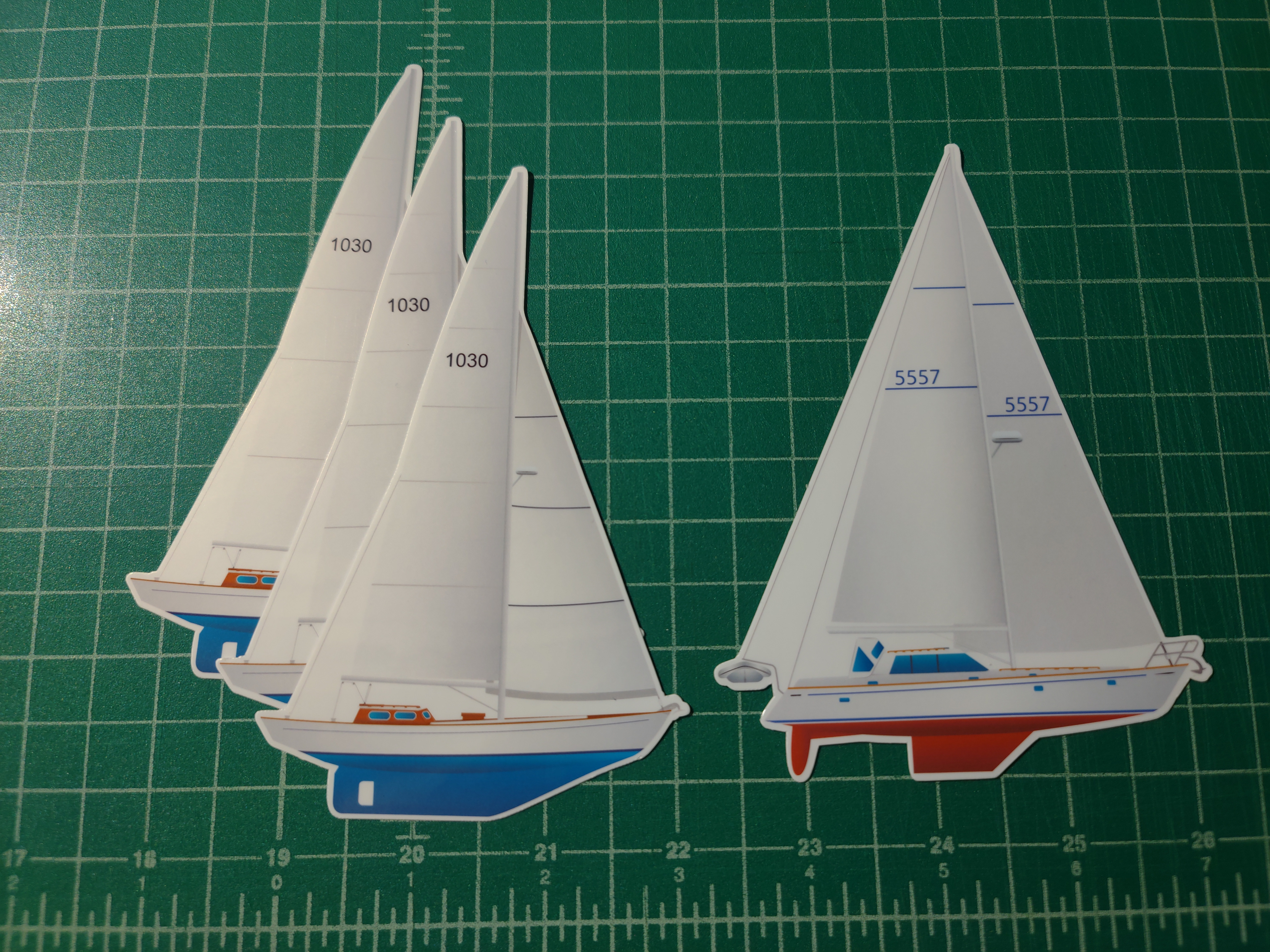 Custom made stickers for a client