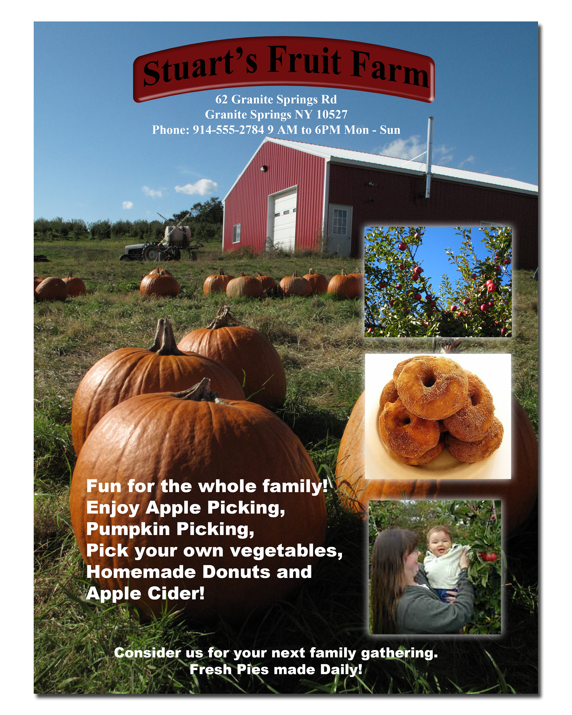 Stuart's Fruit Farm Flier
