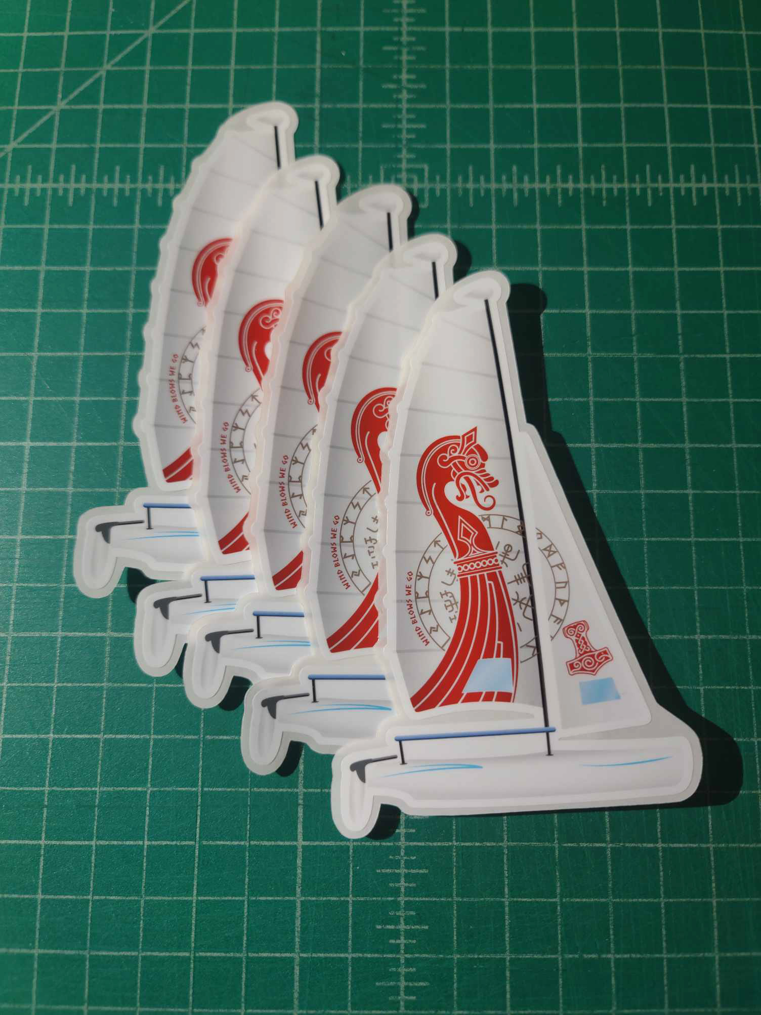 Custom made stickers for a client