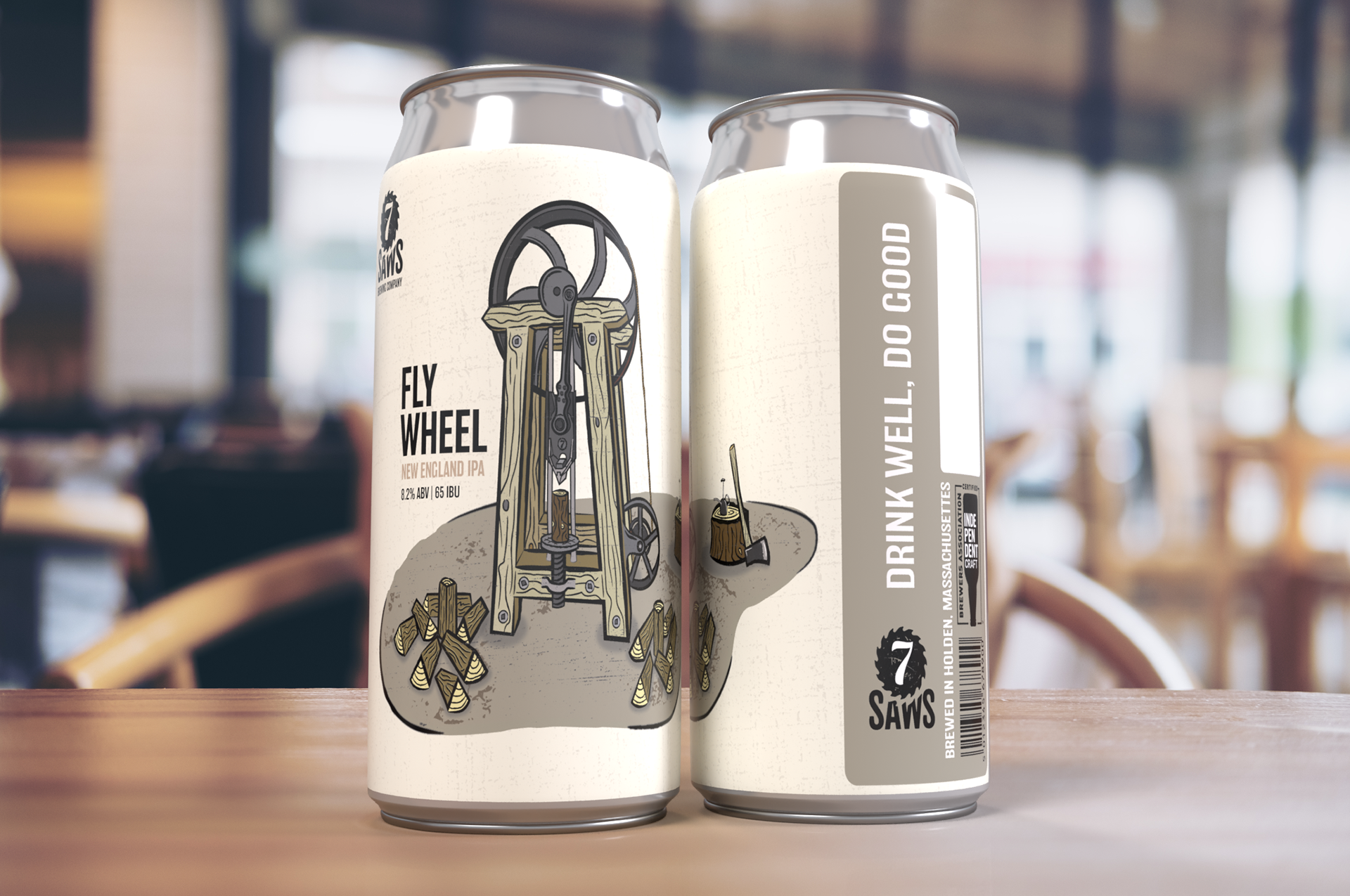 Sepia Style revision of NE IPA for 7 saws