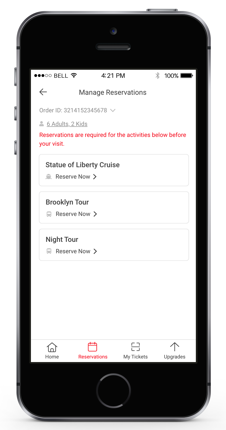 Reservation Overview