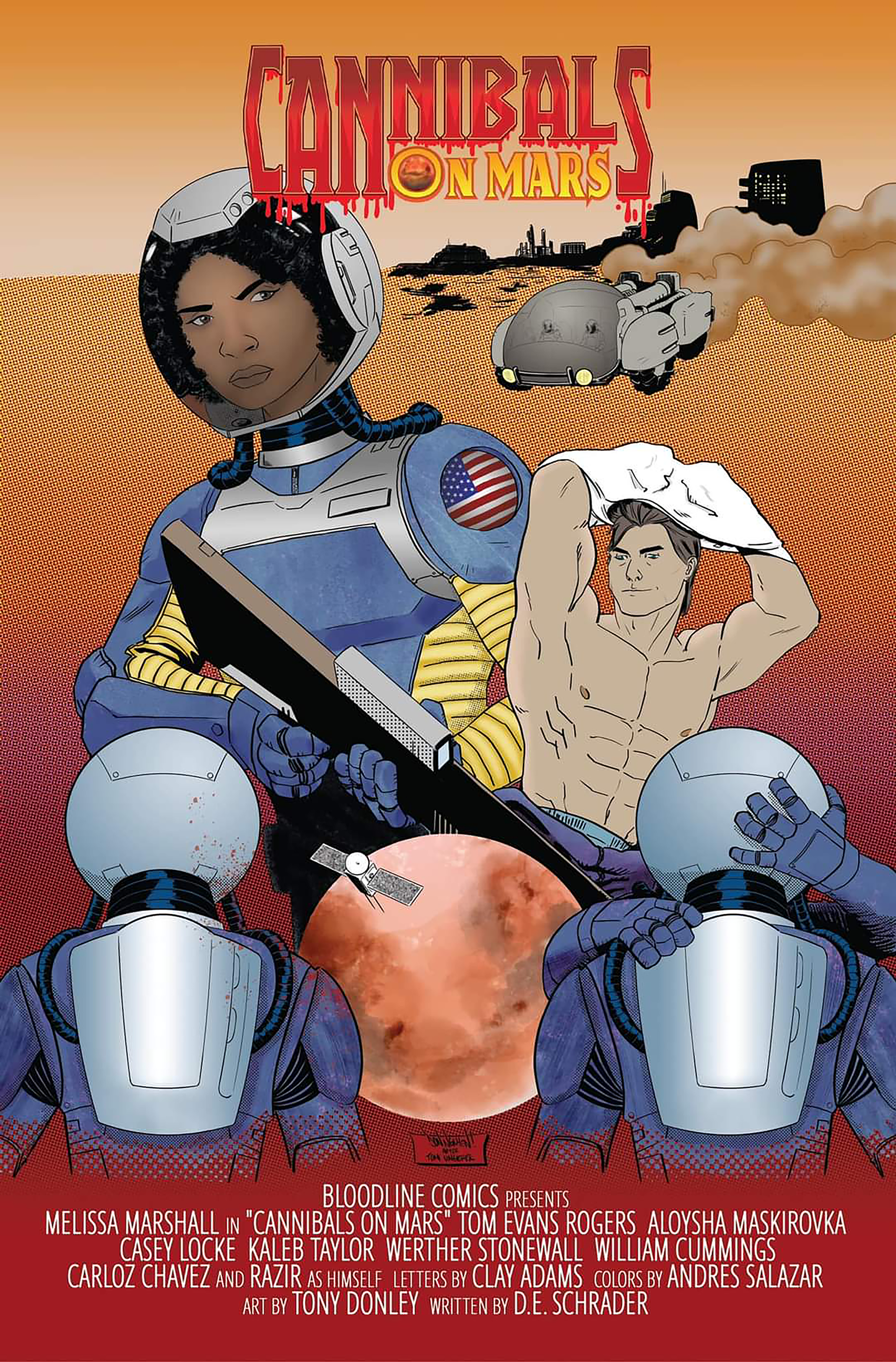 Cannibals on Mars Poster