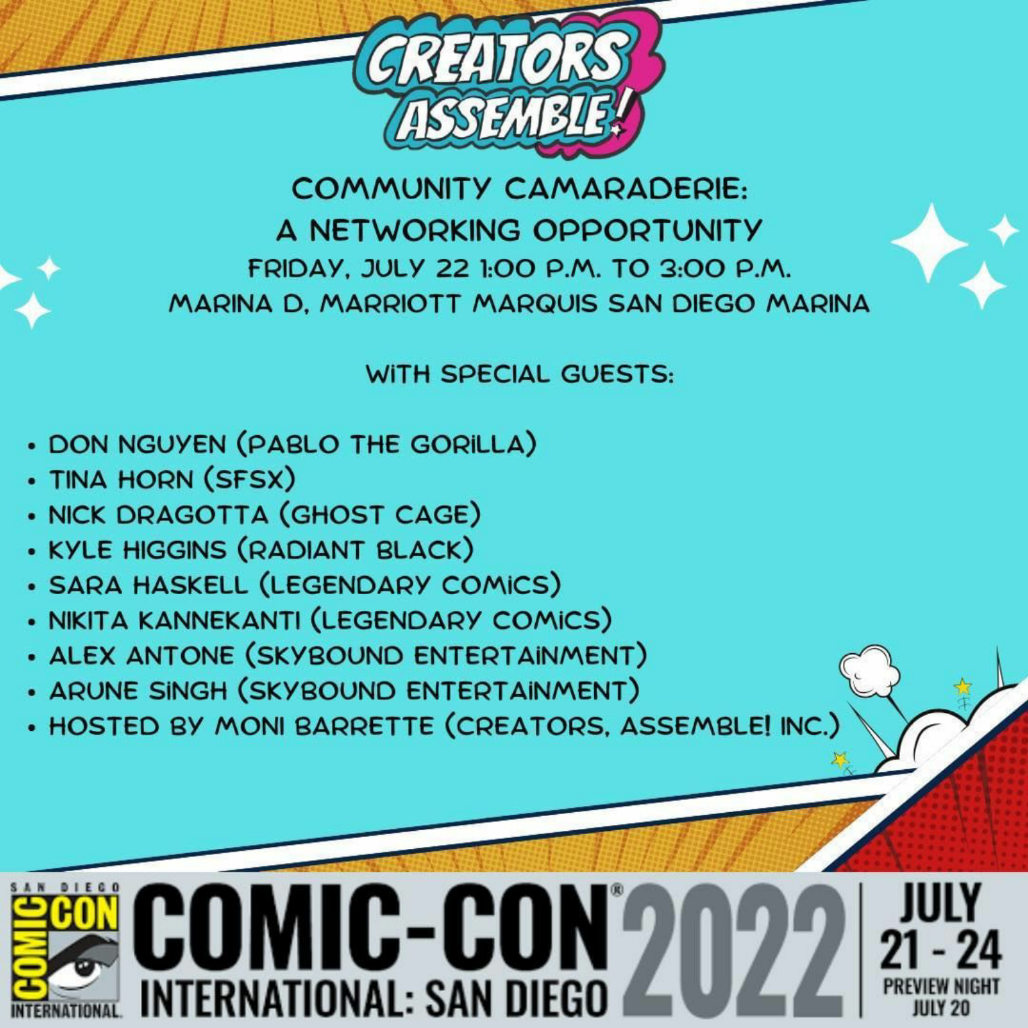 SDCC Creators Assemble! Community Camaraderie