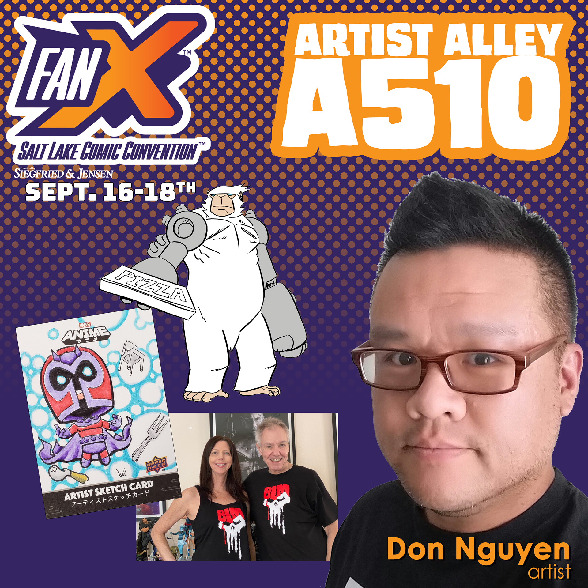 Fan X Salt Lake City 2021 Artist Alley A510