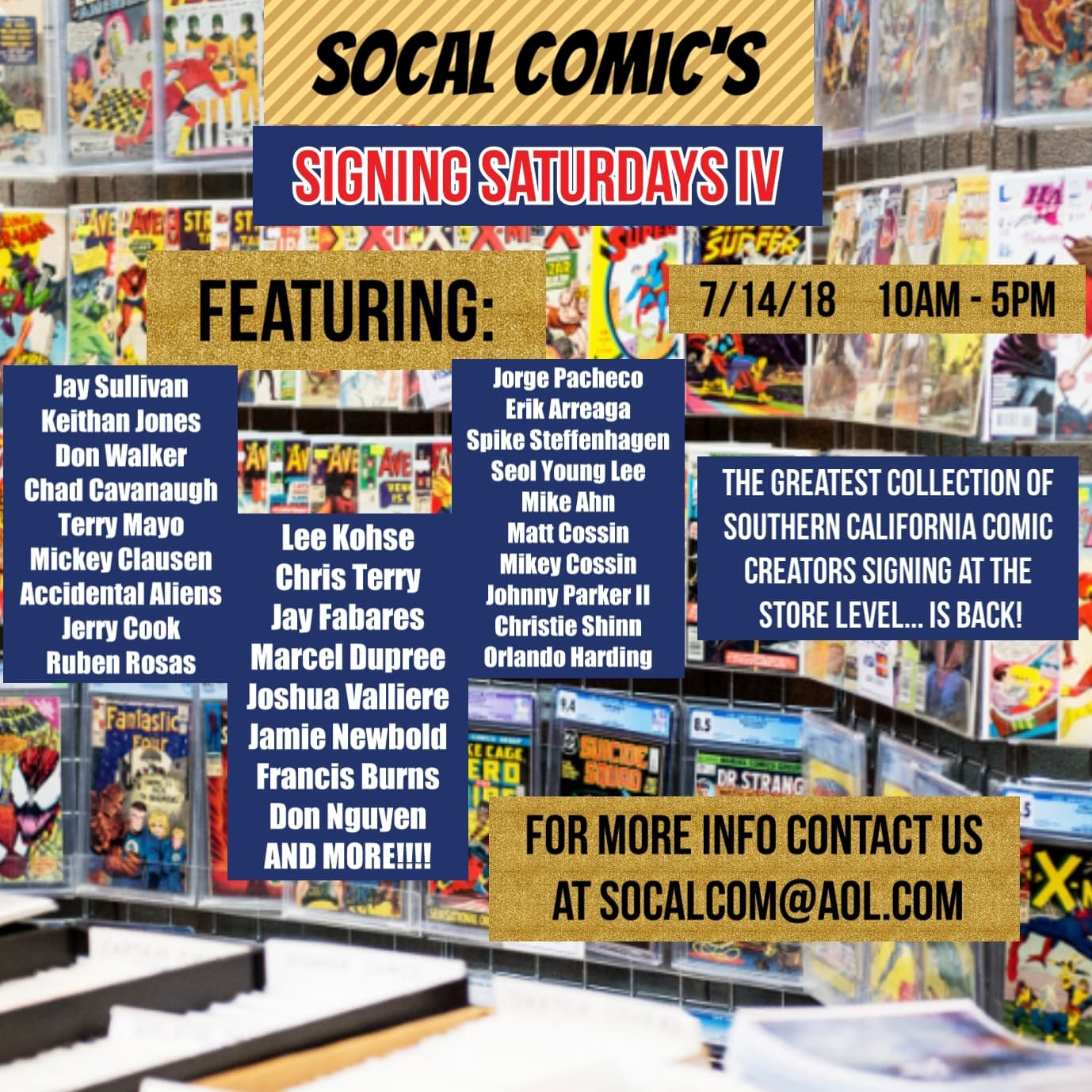 So Cal Comics Signing