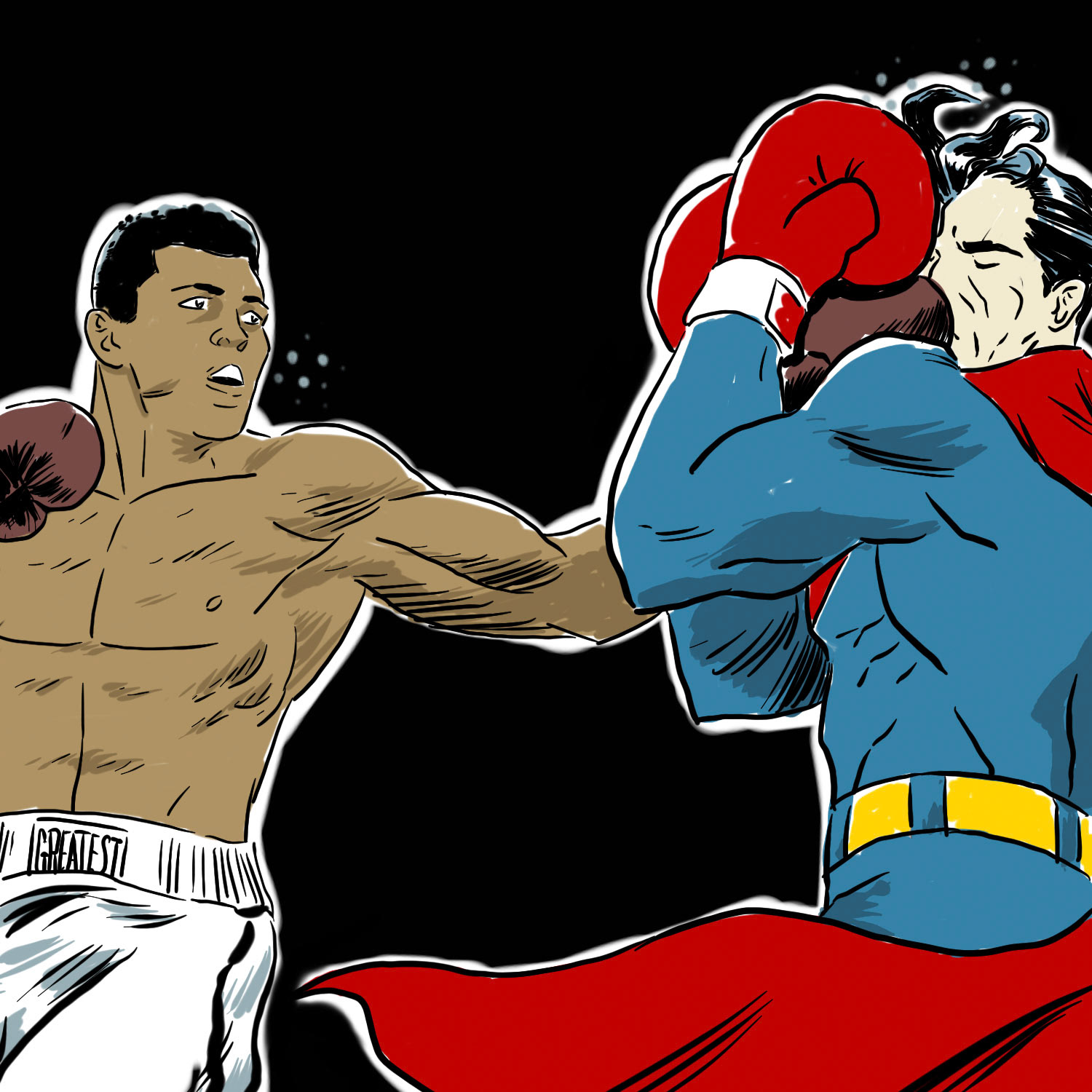 Muhammad Ali vs. Superman Tribute