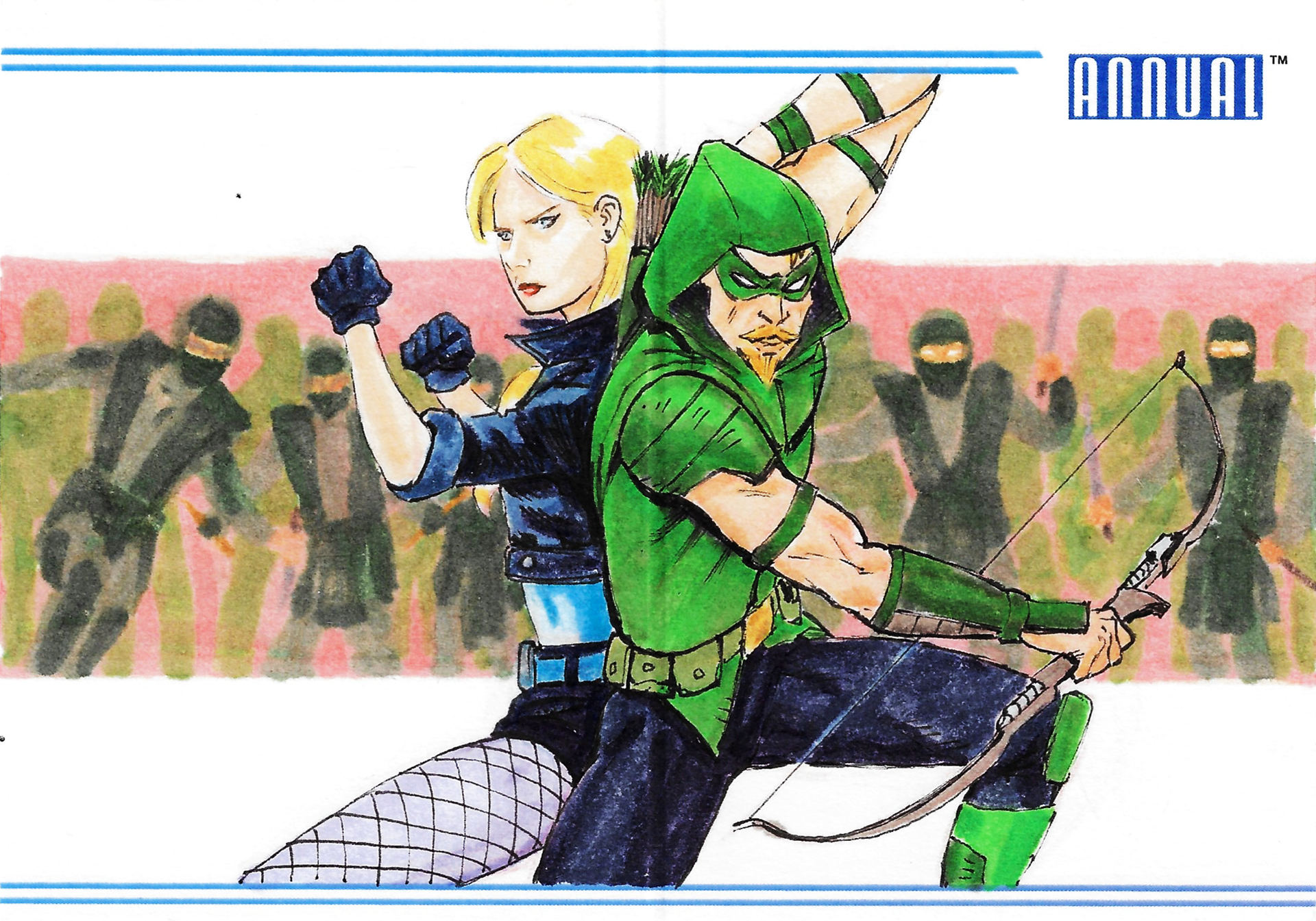Black Canary & Green Arrow booklet