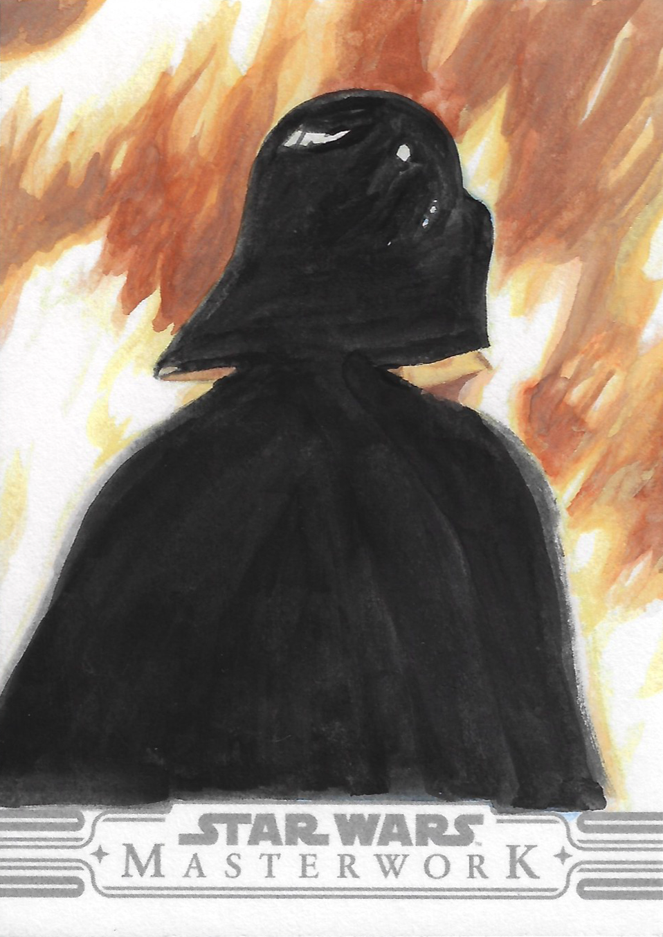 Darth Vader (gouache)