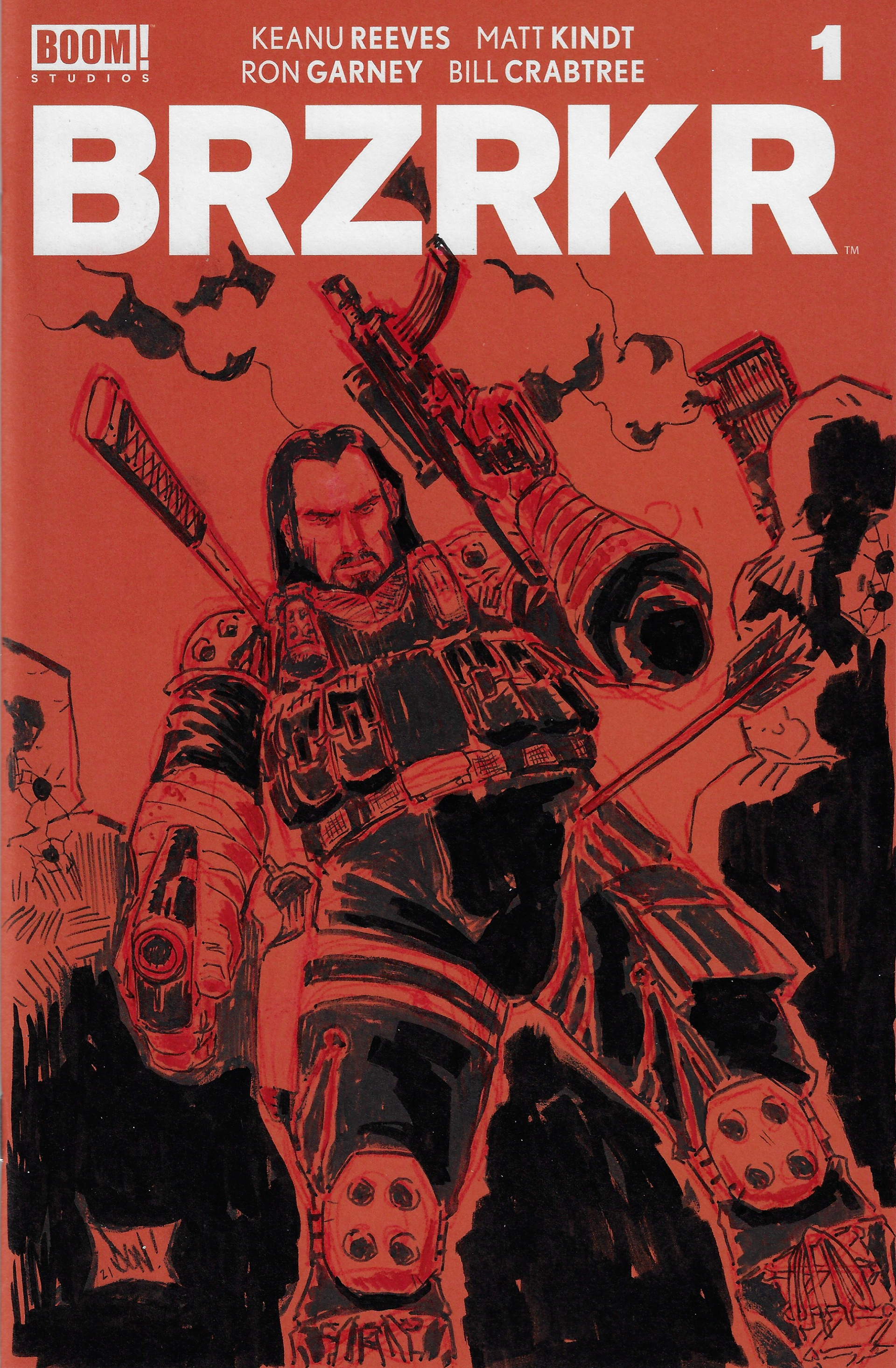 Berserker #1 original art sketch cover