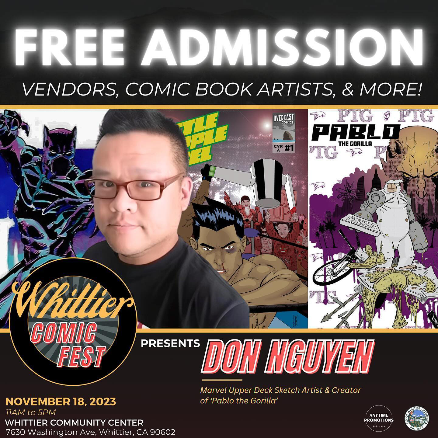 Whittier Comic Fest 2023 Guest