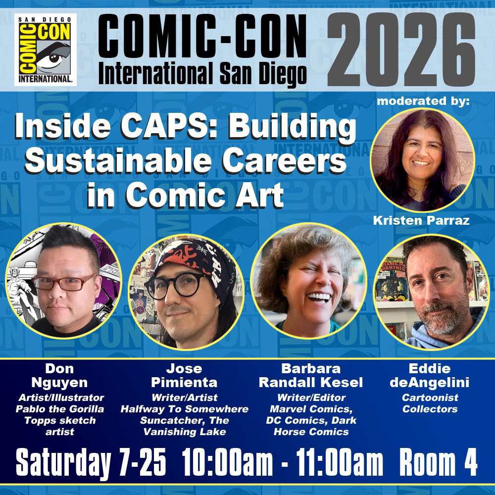 CAPS Panel, SDCC Saturday 11 A.M. Room 4