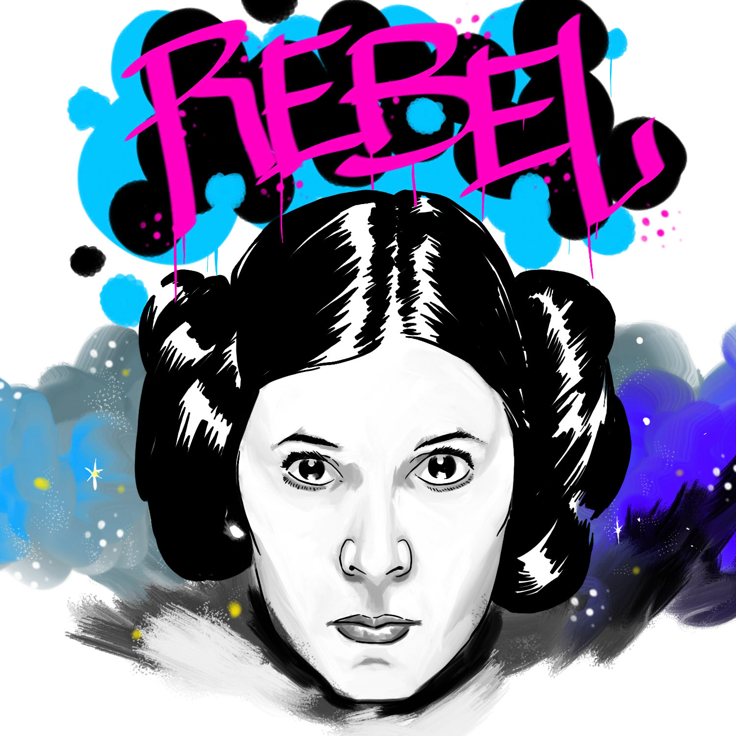 Leia/Carrie Fisher tribute