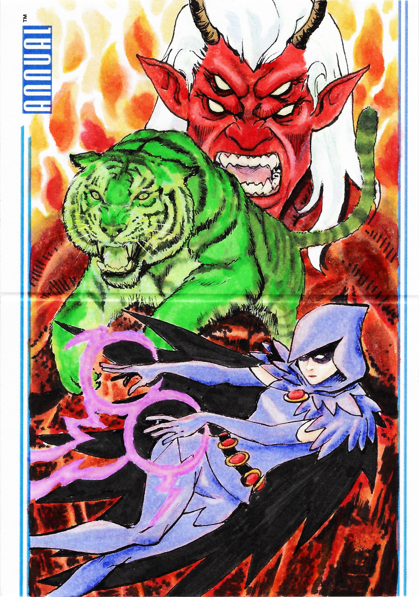 Trigon, Beast Boy, Raven booklet