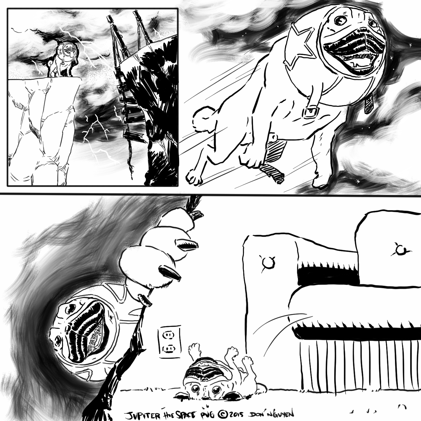 Jupiter the Space Pug strip