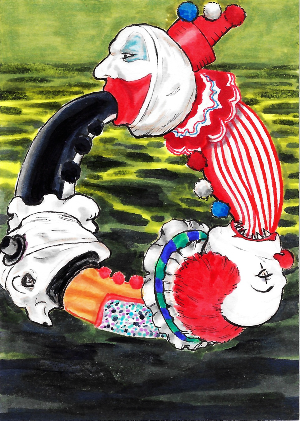Evil Clown Ouroboros
