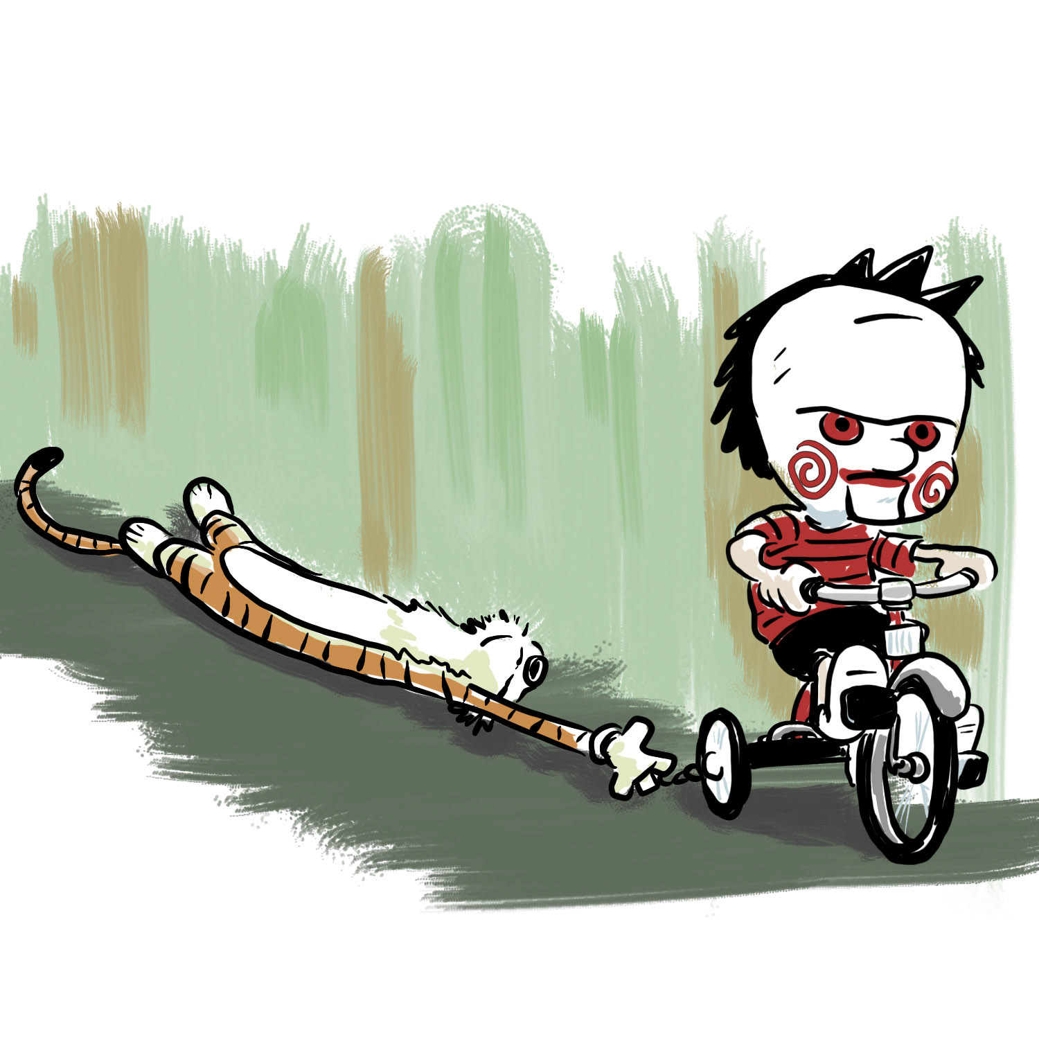 Calvin & Hobbes vs. SAW