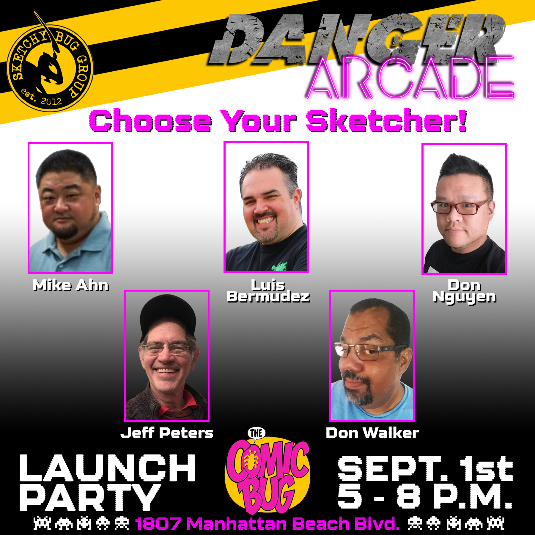 Danger Arcade Launch Party