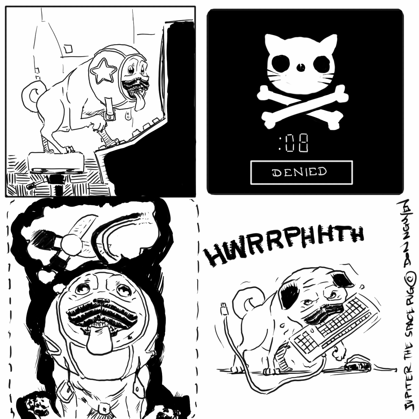 Jupiter the Space Pug strip