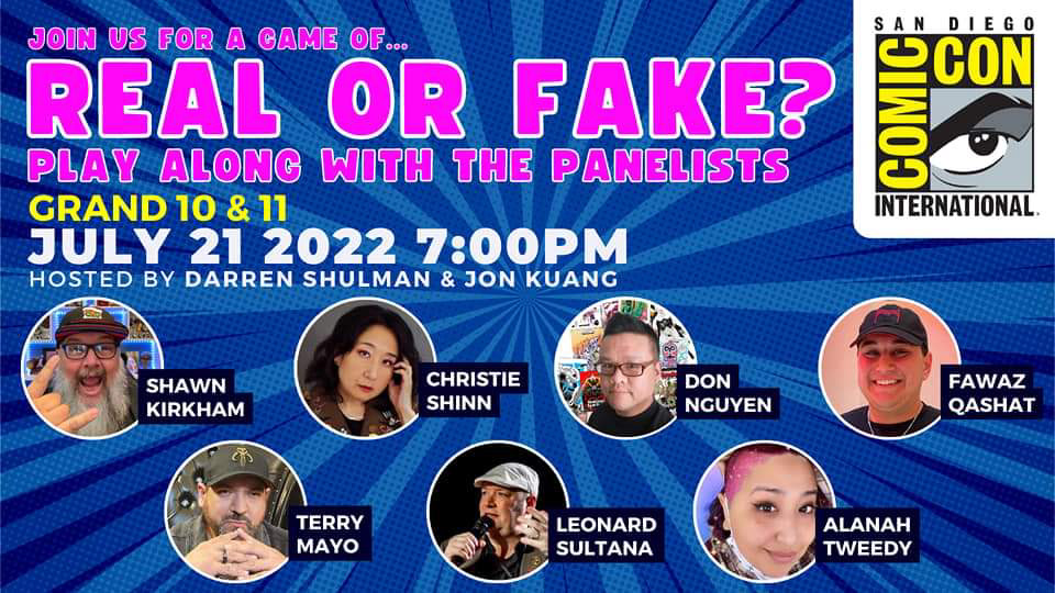 SDCC Real or Fake Panel
