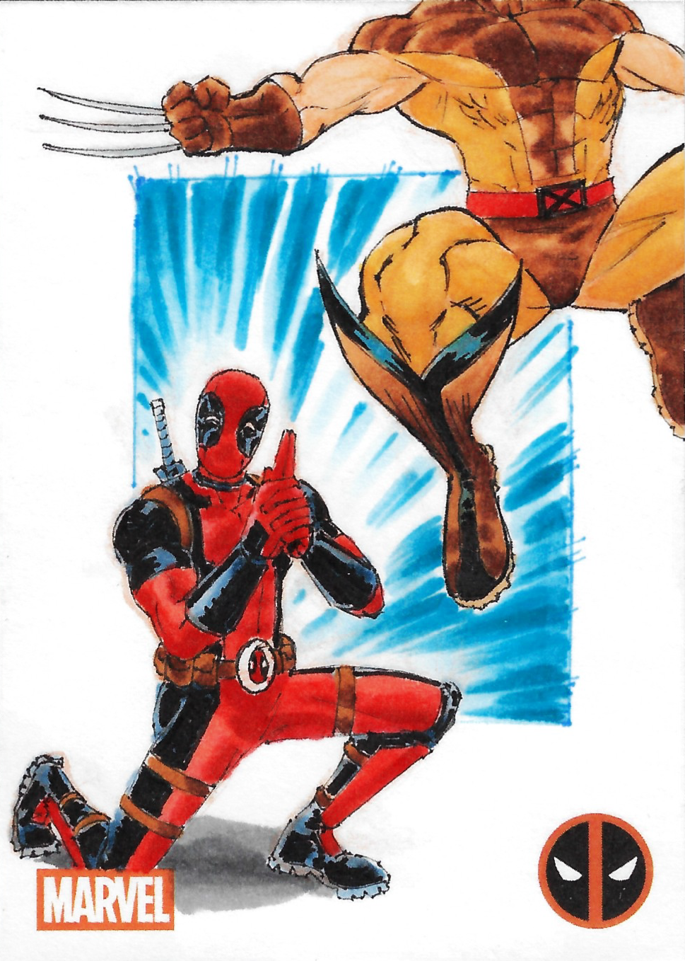 Deadpool Wolverine Kancho 