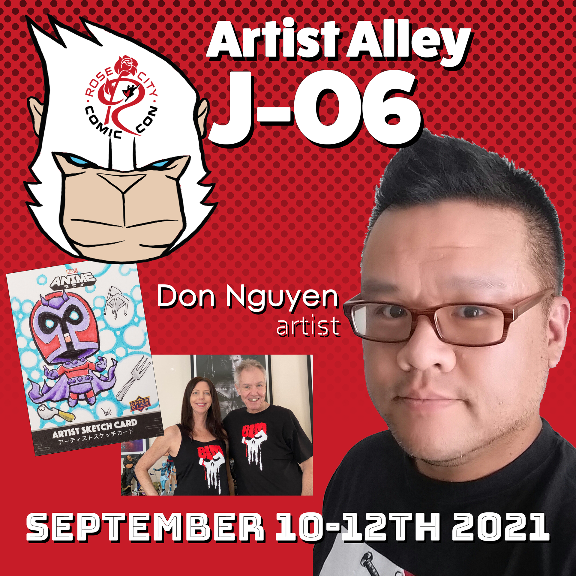 Rose City Comic Con 2021 Artist Alley J-06