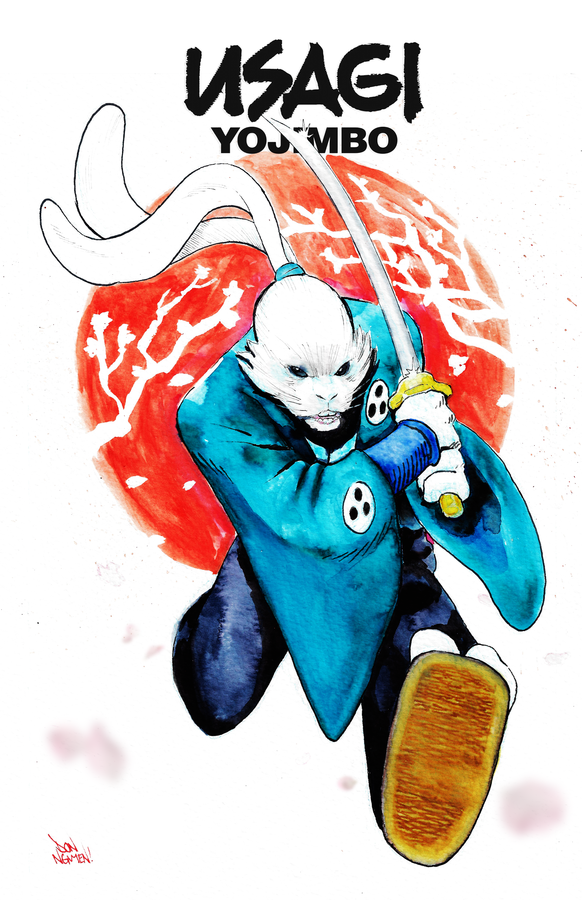 Usagi Yojimbo Cover Mock Up