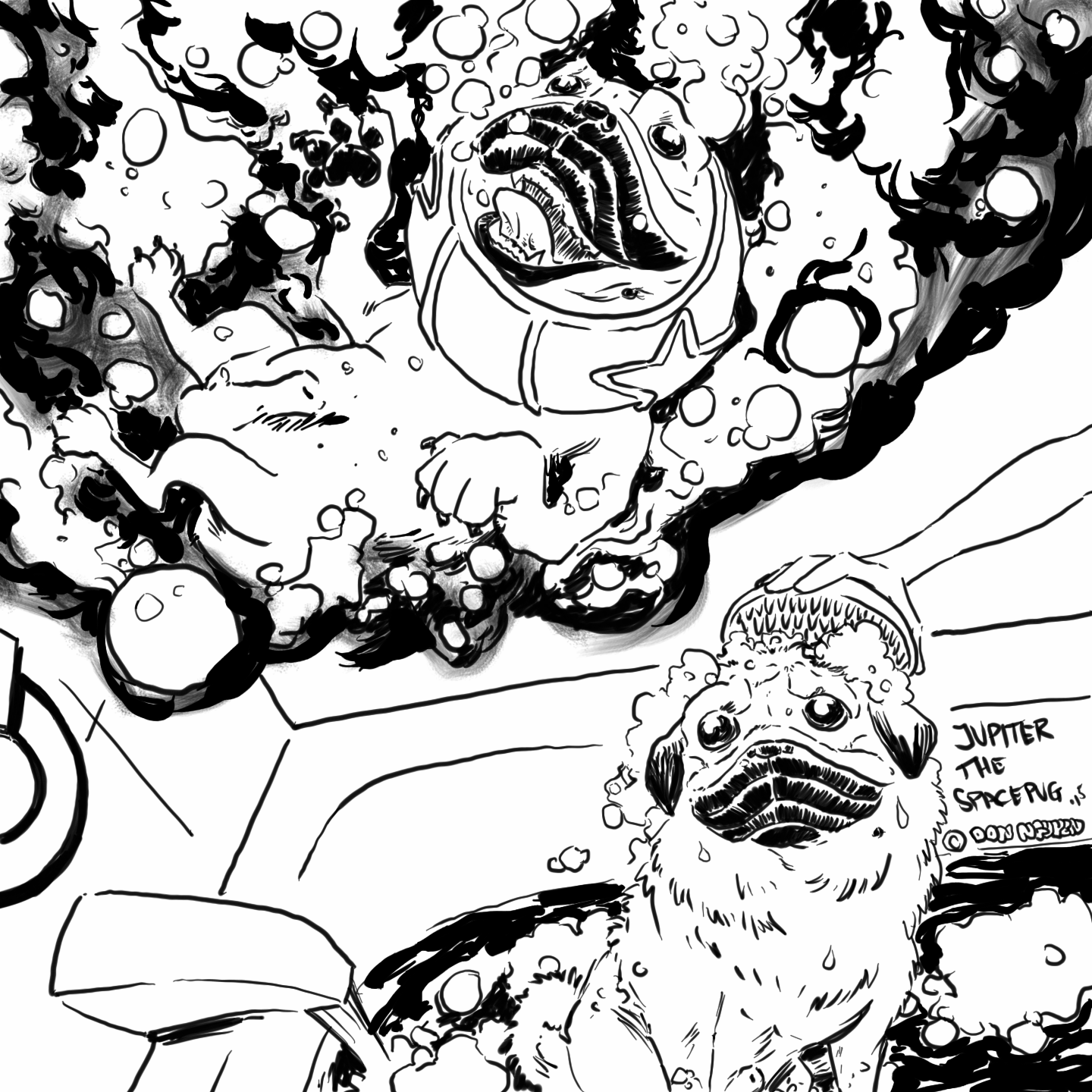 Jupiter the Space Pug strip