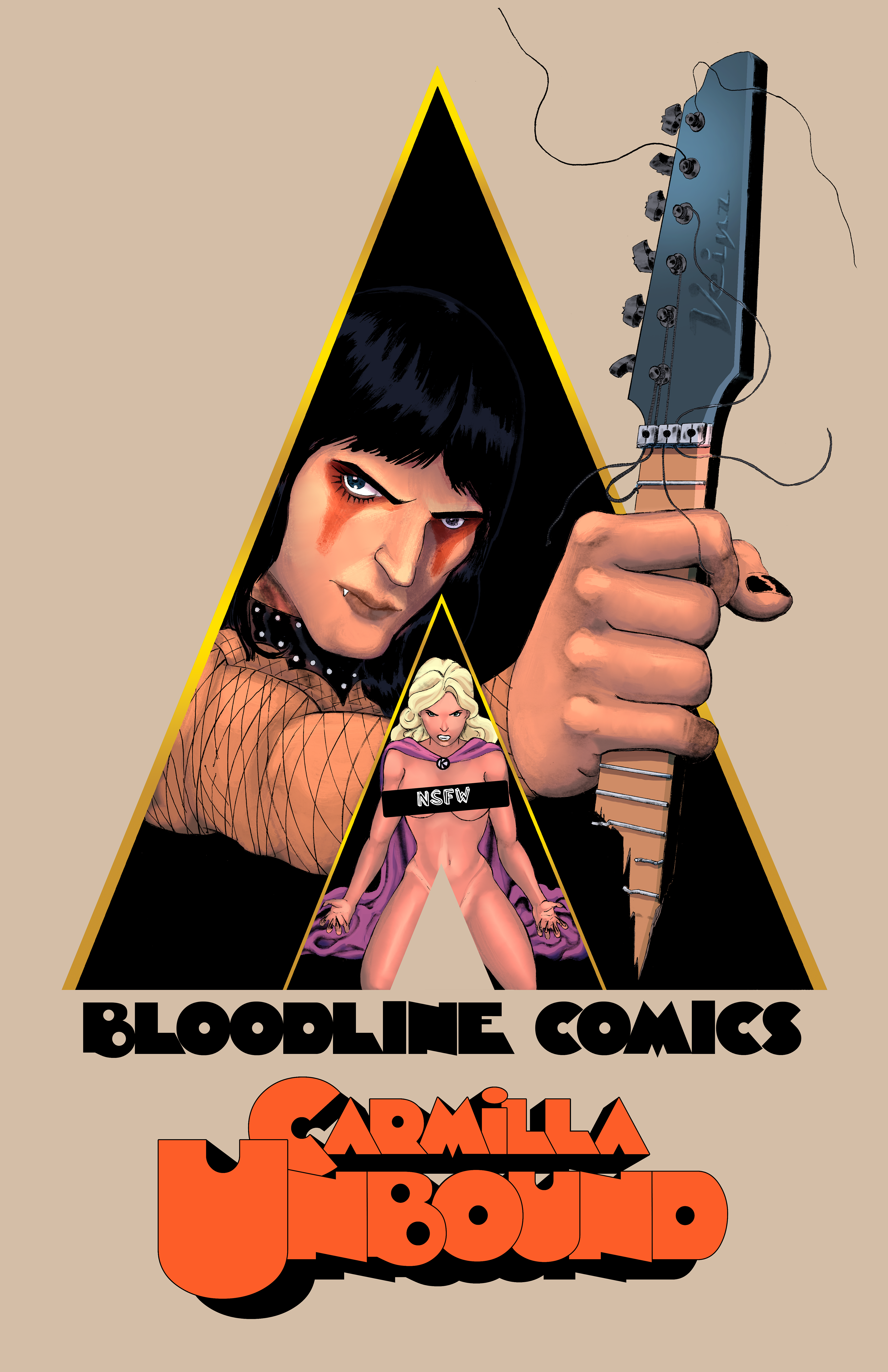 Carmilla Unbound Clockwork Orange Homage NSFW cover