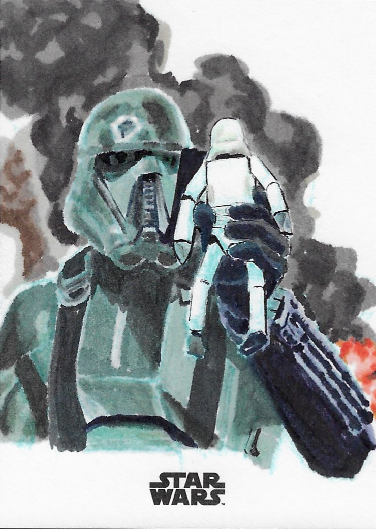 Deathtrooper holding Stormie