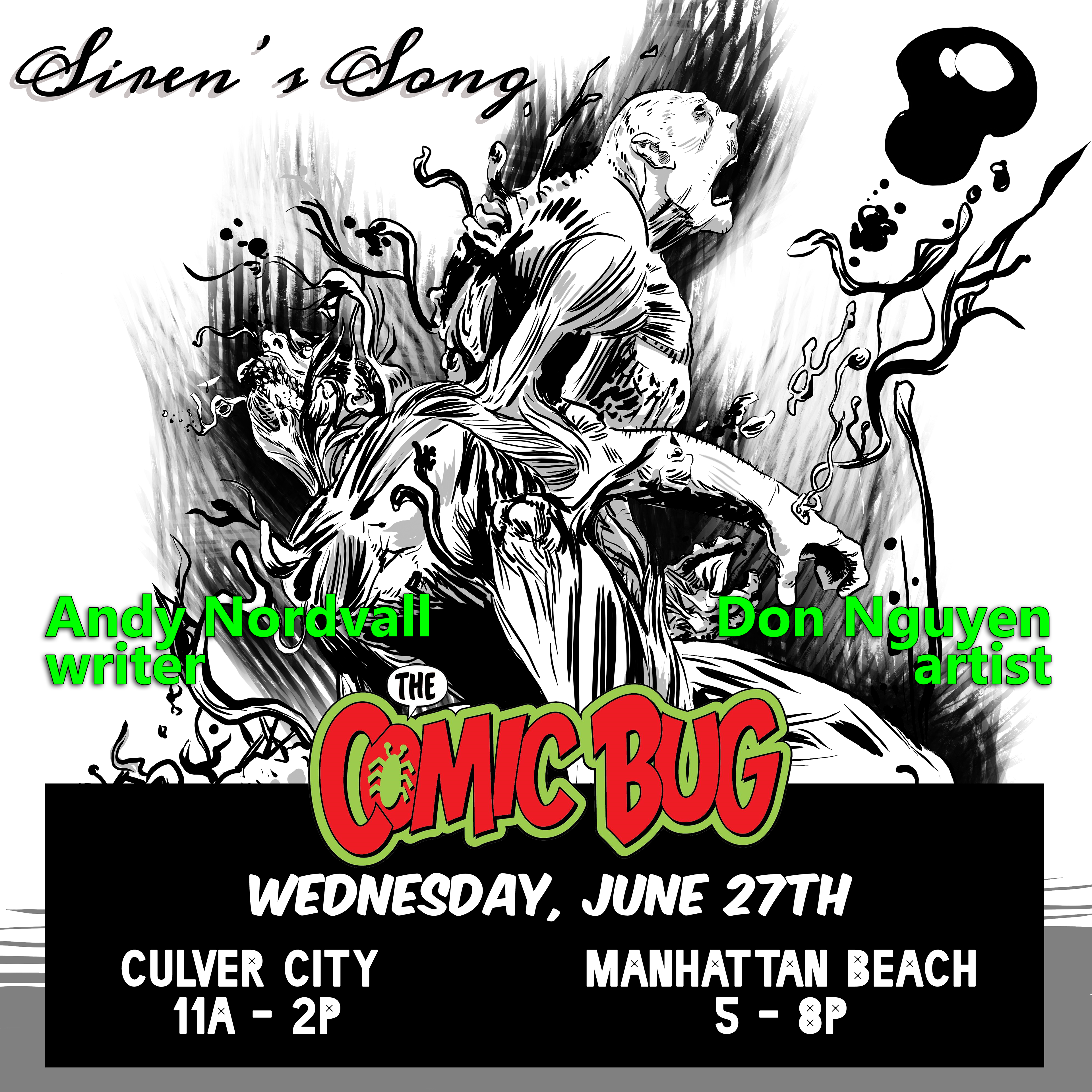 The Comic Bug Signing