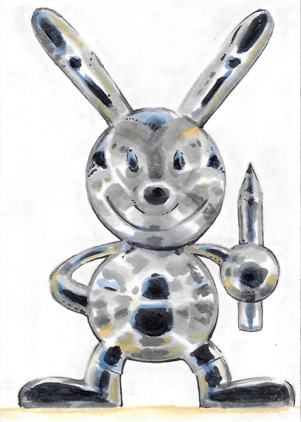 Jeff Koons Balloon Lucky Rabbit 