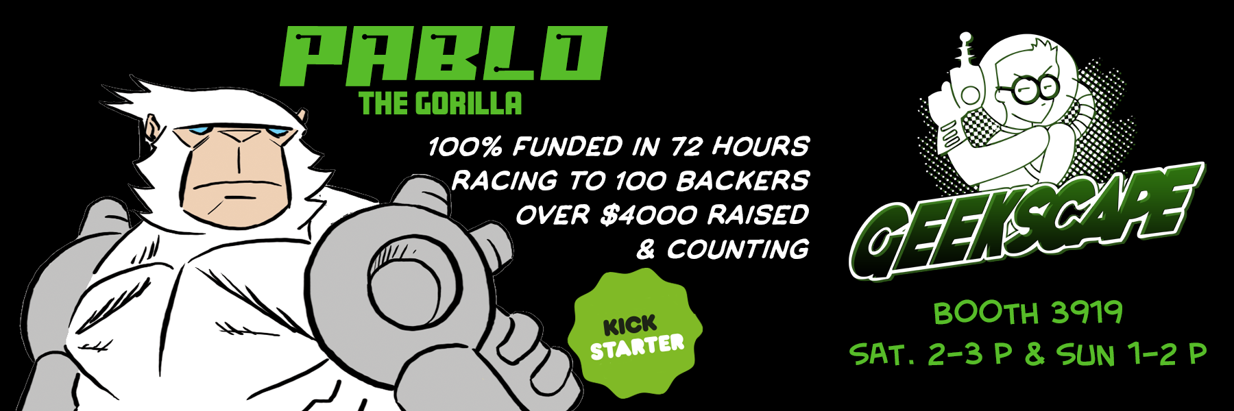 Pablo Kickstarter & San Diego Comic-Con