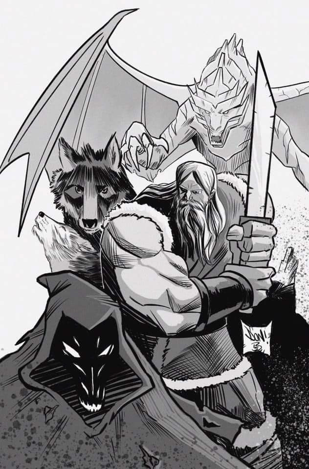 Godlore Vol. 2 Pin-up