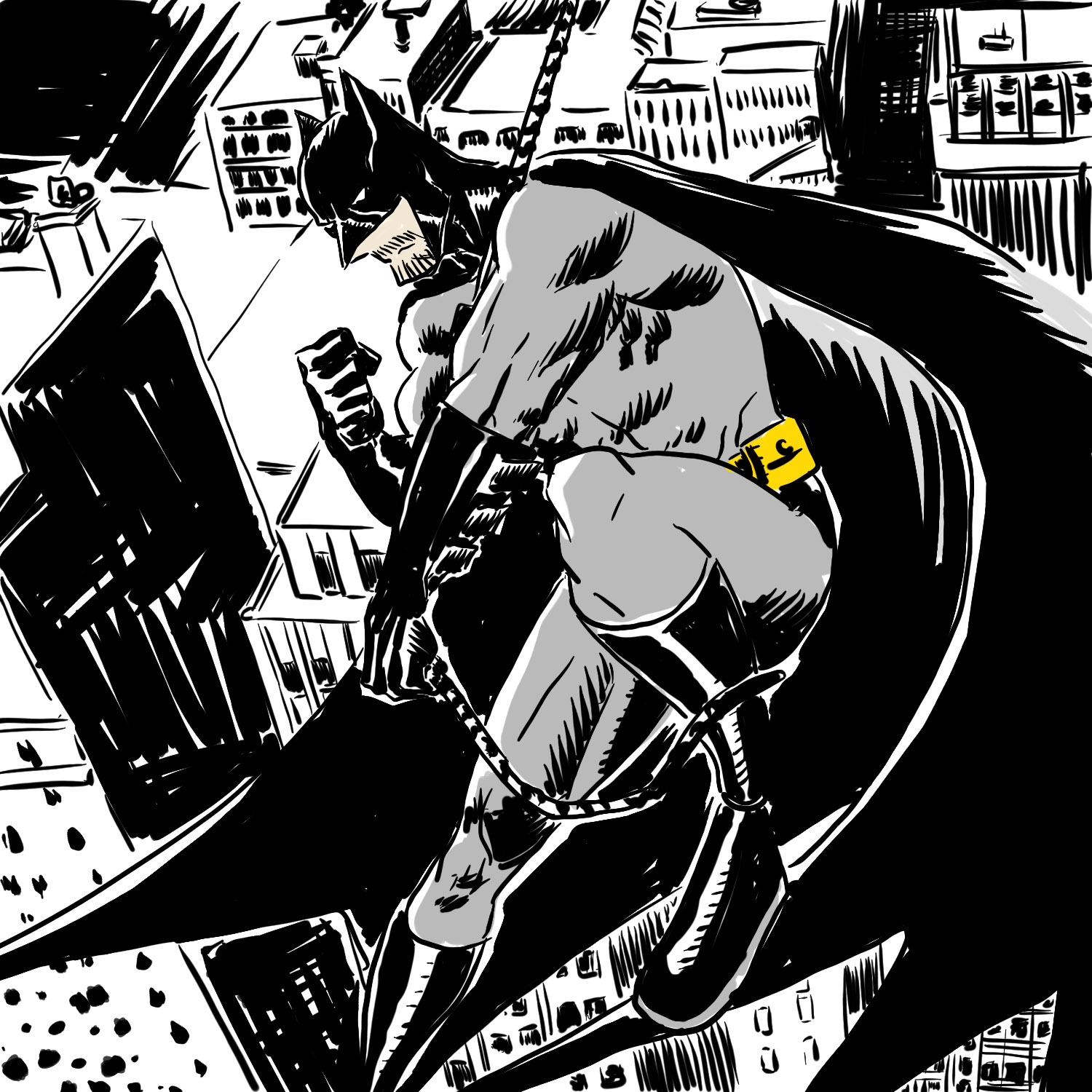 Batman Swinging
