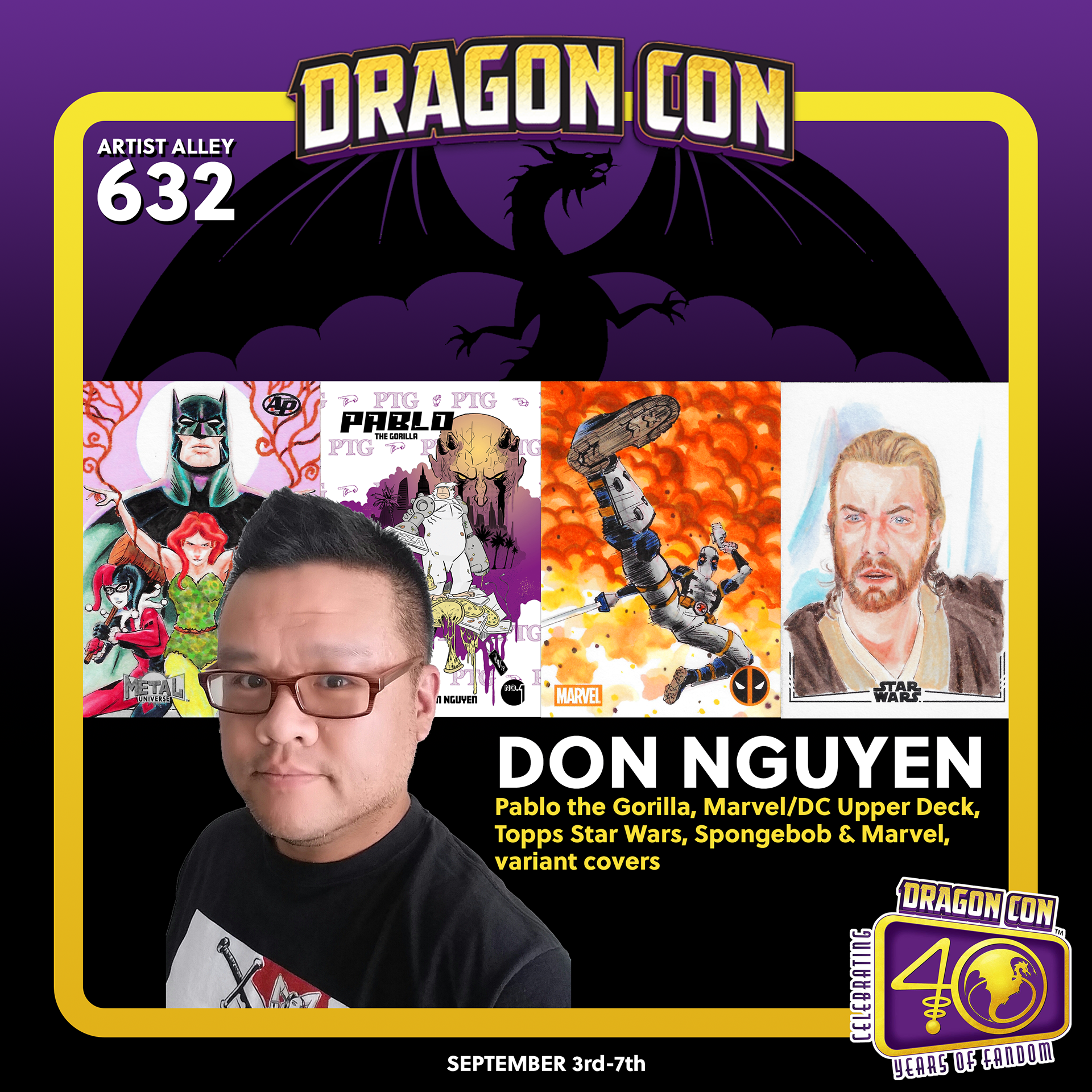 Dragon Con 2026 Attending Artist