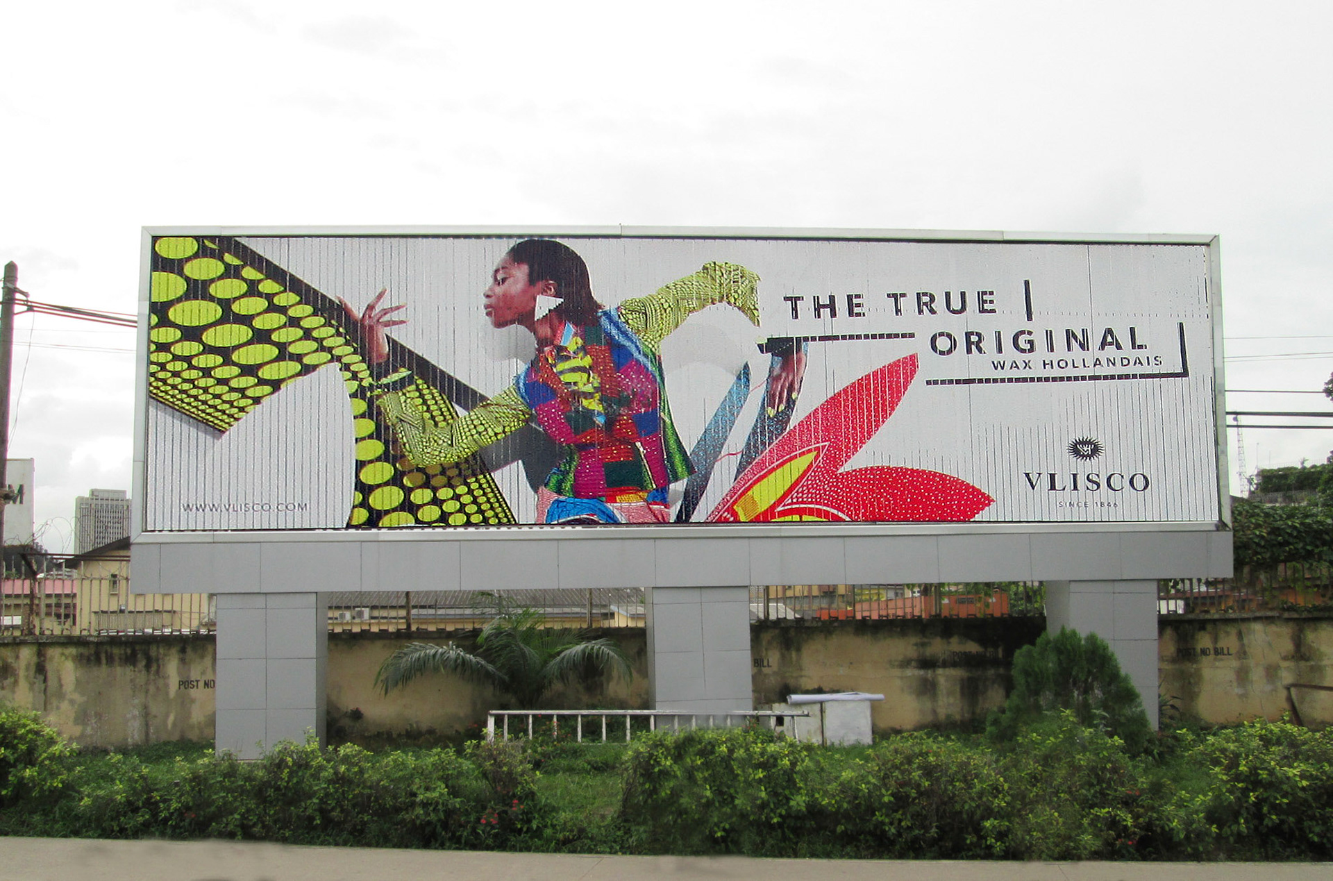 Vlisco billboard (2019) Lagos, Nigeria