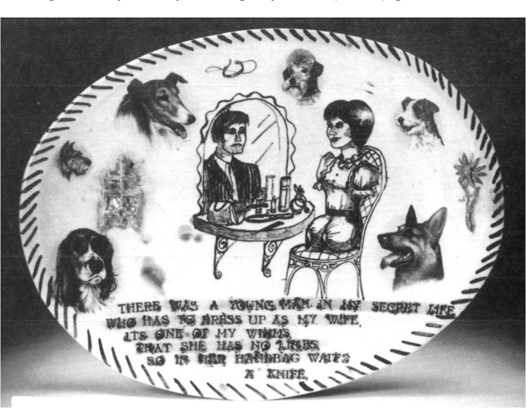 Grayson Perry, Untitled plate (c.1987)