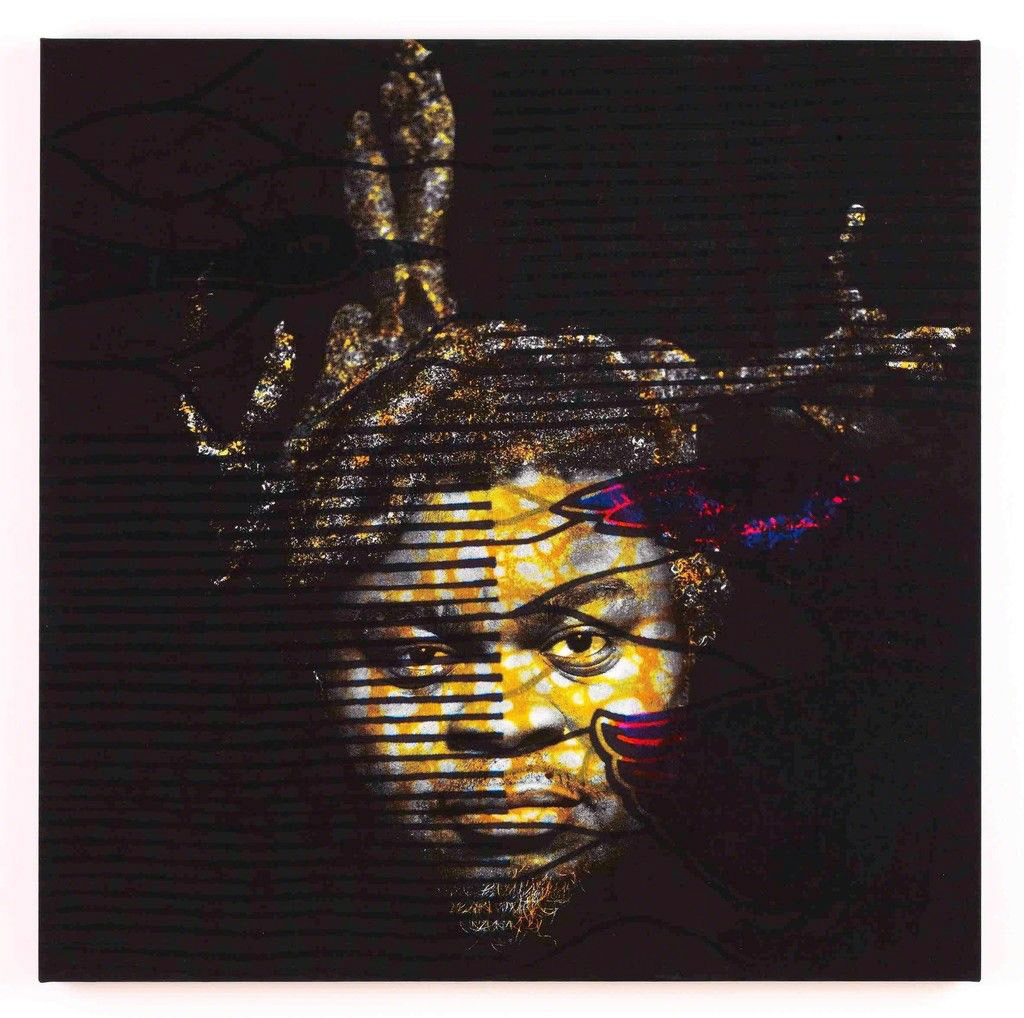 Yinka Shonibare, Self-portrait (after Warhol) 4 (2013)