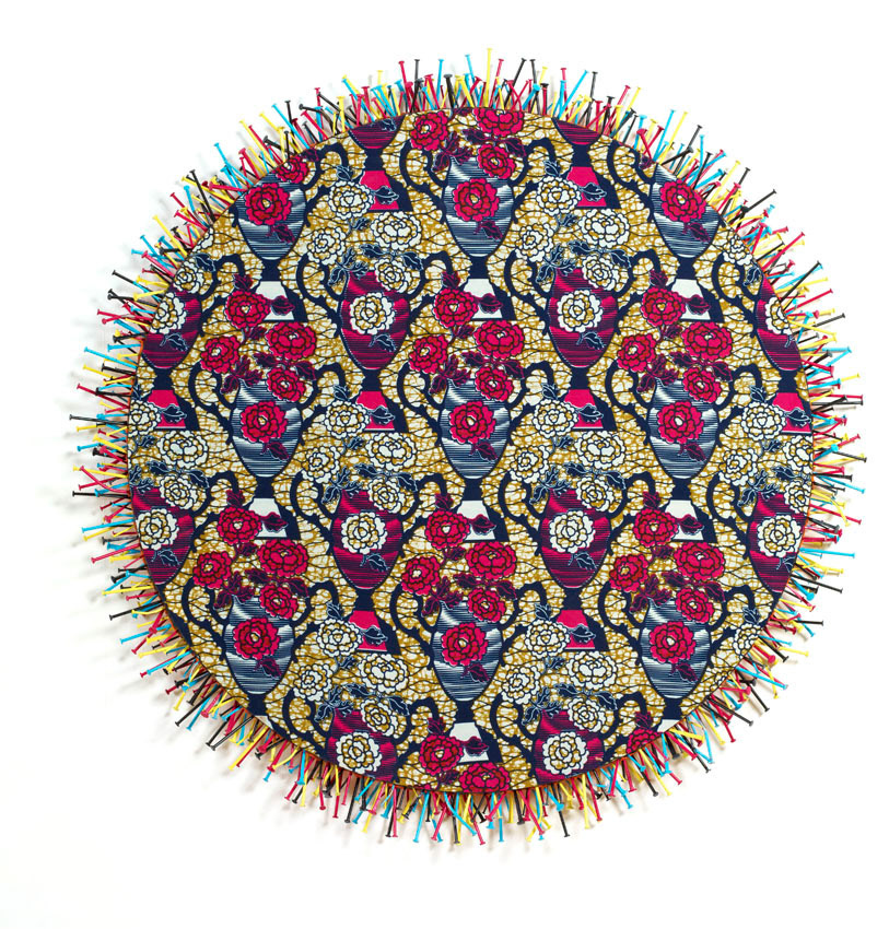 Yinka Shonibare, Circular Fetish Painting V (2012)
