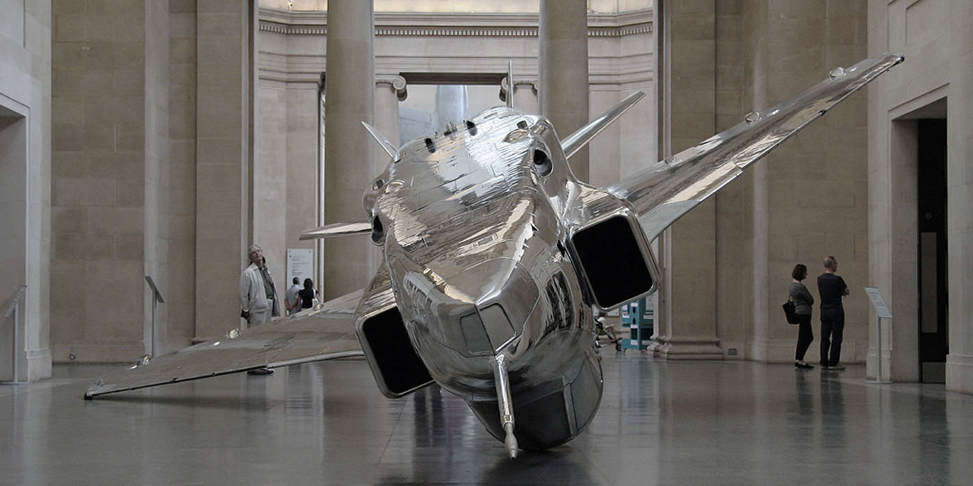 Fiona Banner, Sepecat Jaguar jet (Harrier and Jaguar, 2010) fabricated by MDM Props
