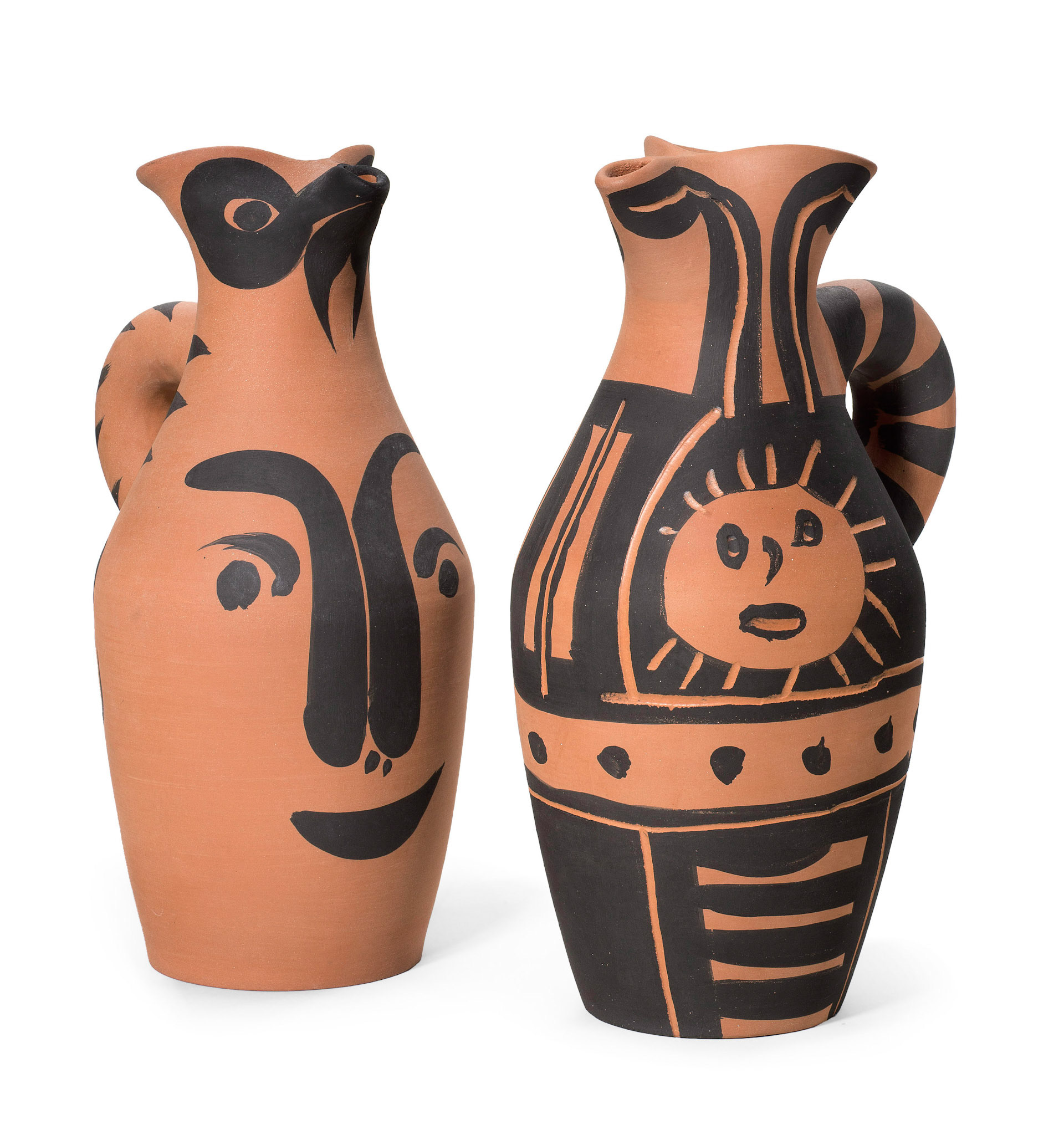 Pablo Picasso, Yan visage (A.R. 512) and Yan soleil (A.R. 516)