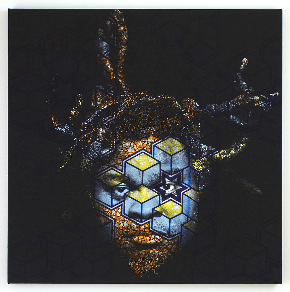 Yinka Shonibare, Self-portrait (after Warhol) 1 (2013)