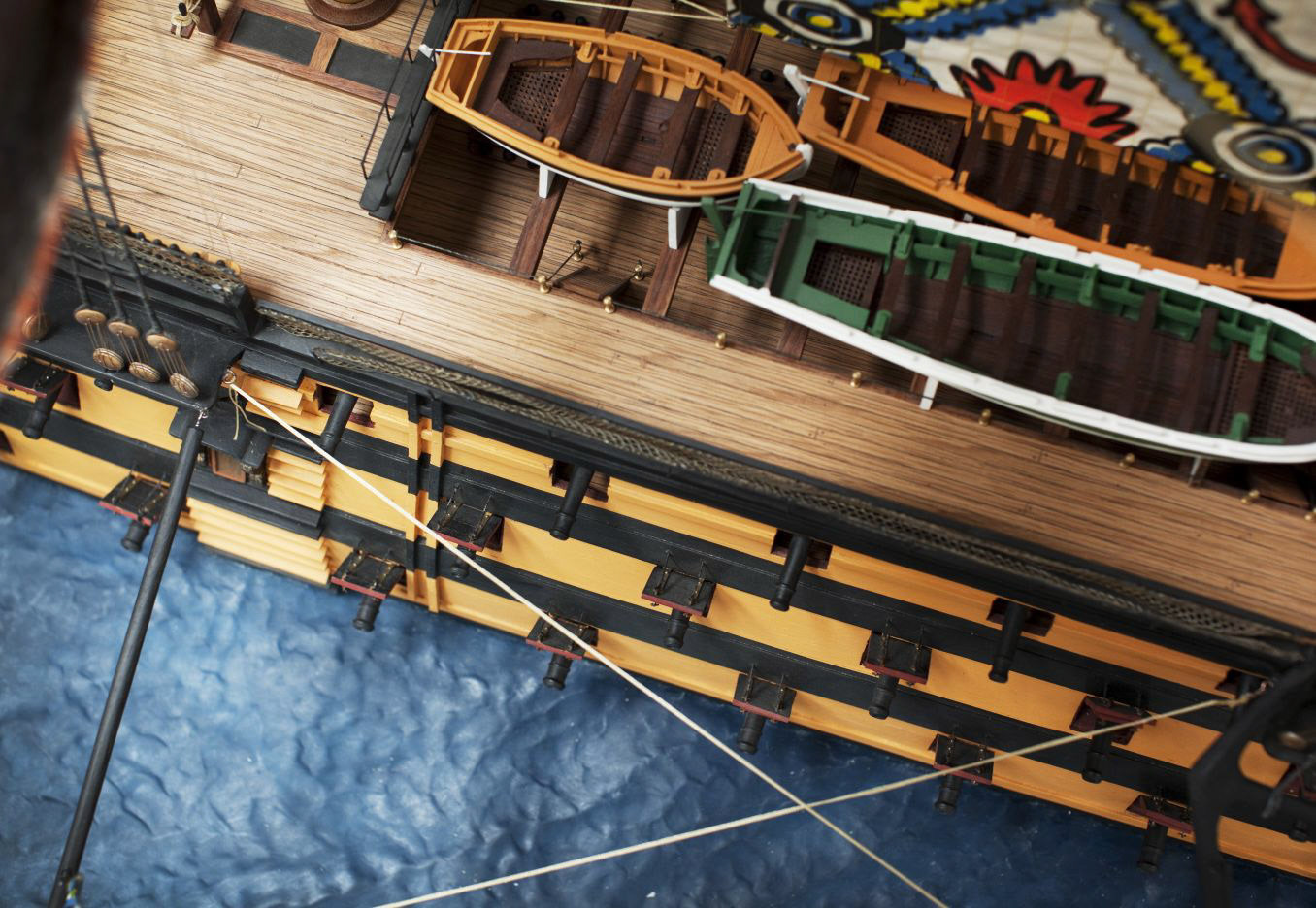 Yinka Shonibare, Nelson's Ship in a Bottle (2010) boats