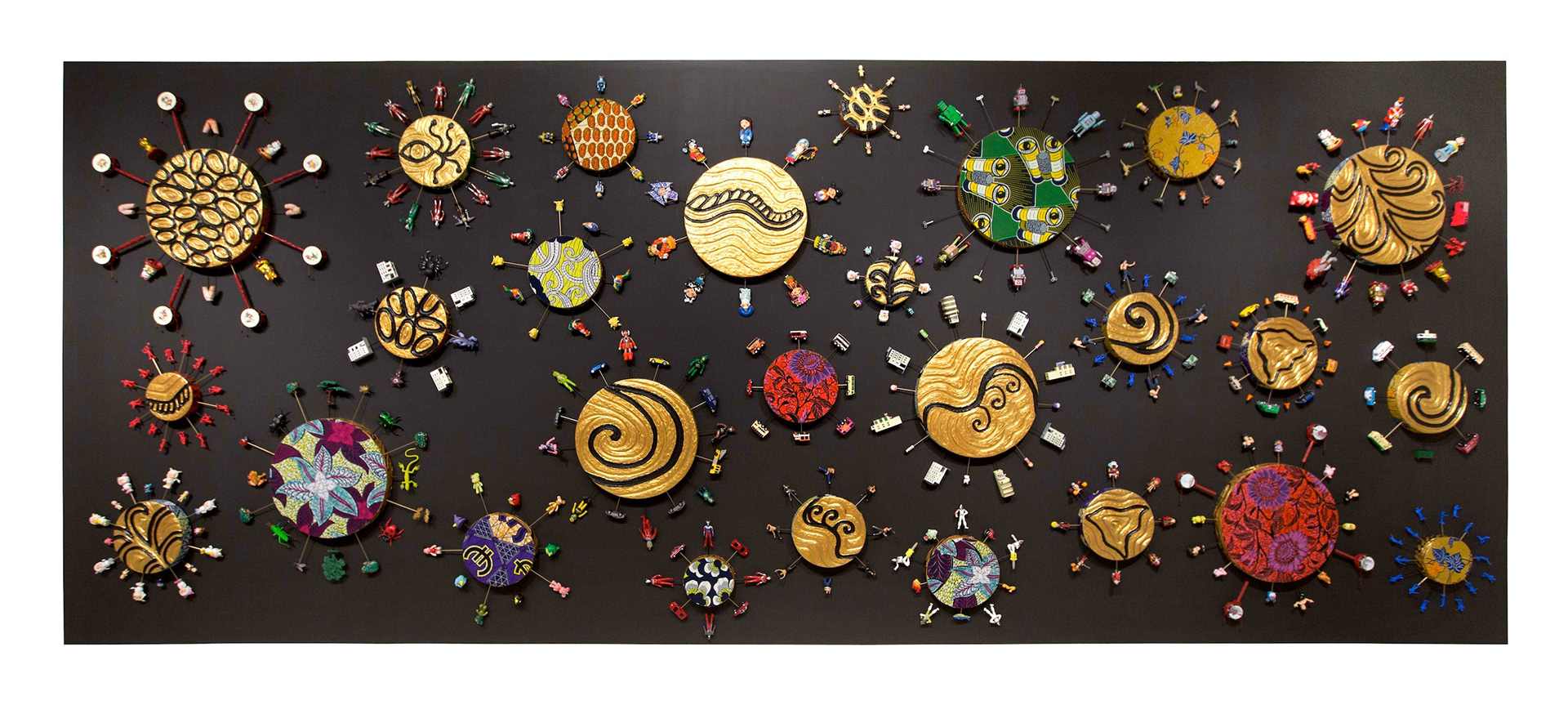 Yinka Shonibare, Hong Kong Toy Painting (2013)