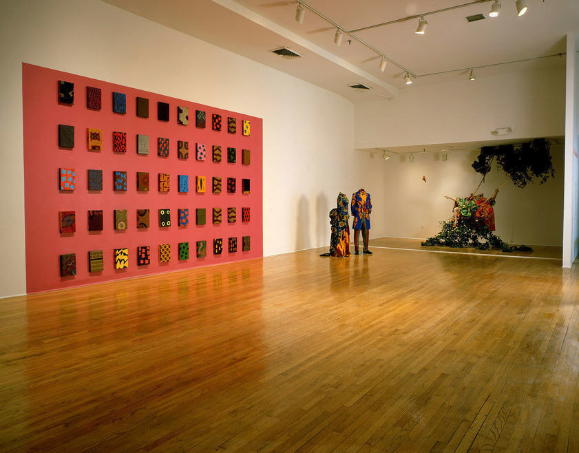 Yinka Shonibare, Double Dutch (1994) installation view